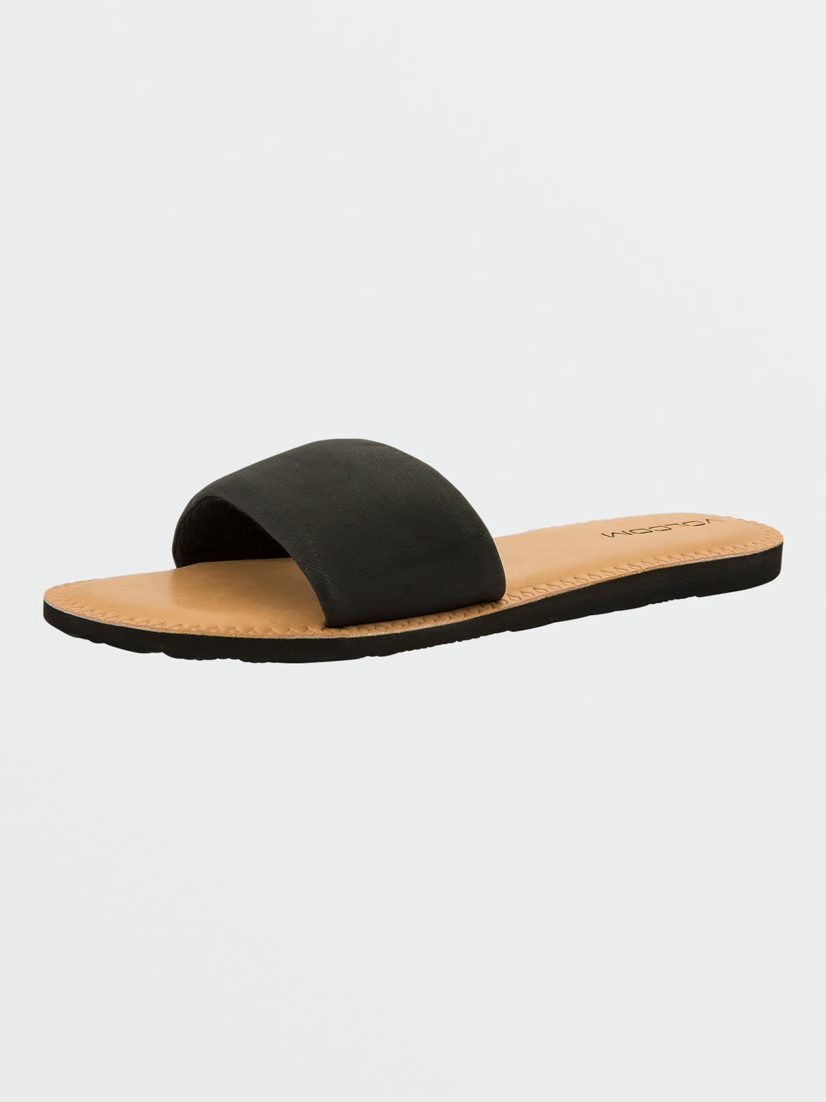 Volcom Simple Slide Womens Sandal BLK23-Black 10