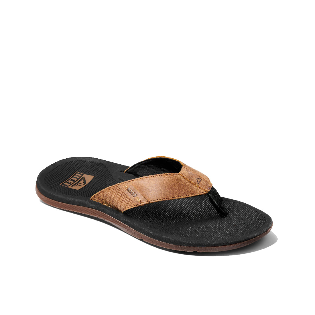 Reef Santa Ana LE Mens Sandal Black and Tan 12