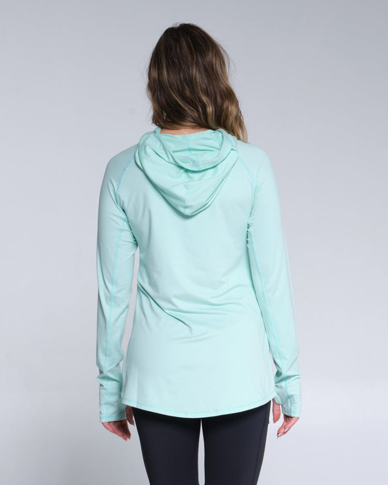 Salty Crew Thrill Seekers Hooded Sunshirt SEAFOAM L