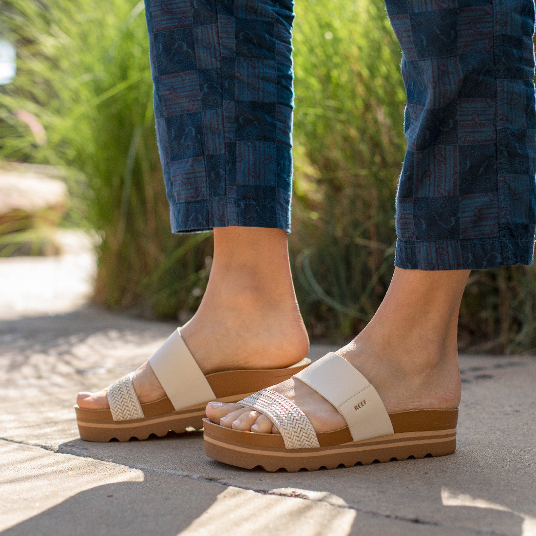 Reef Cushion Vista Hi Womens Sandal Vintage 7.5