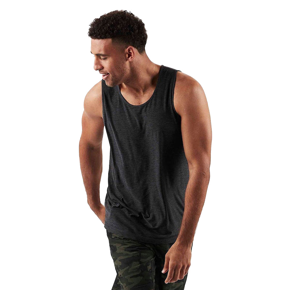 Vuori Strato Tech Tank HCC-Charcoal Heather S