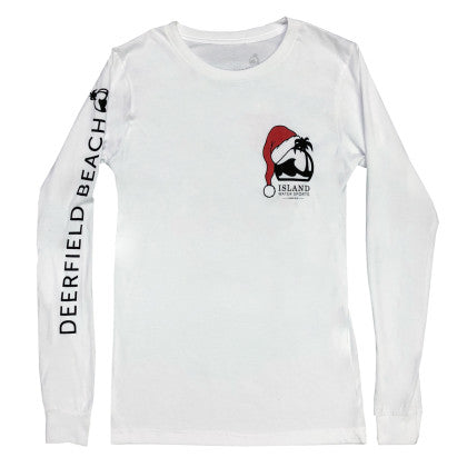 Island Water Sports Santa Hat LS Tee Deerfield XXL