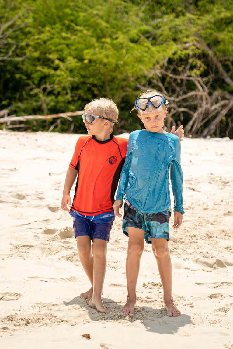 US Divers Dorado 2 Mask and Snorkel Junior Combo Blue-Black