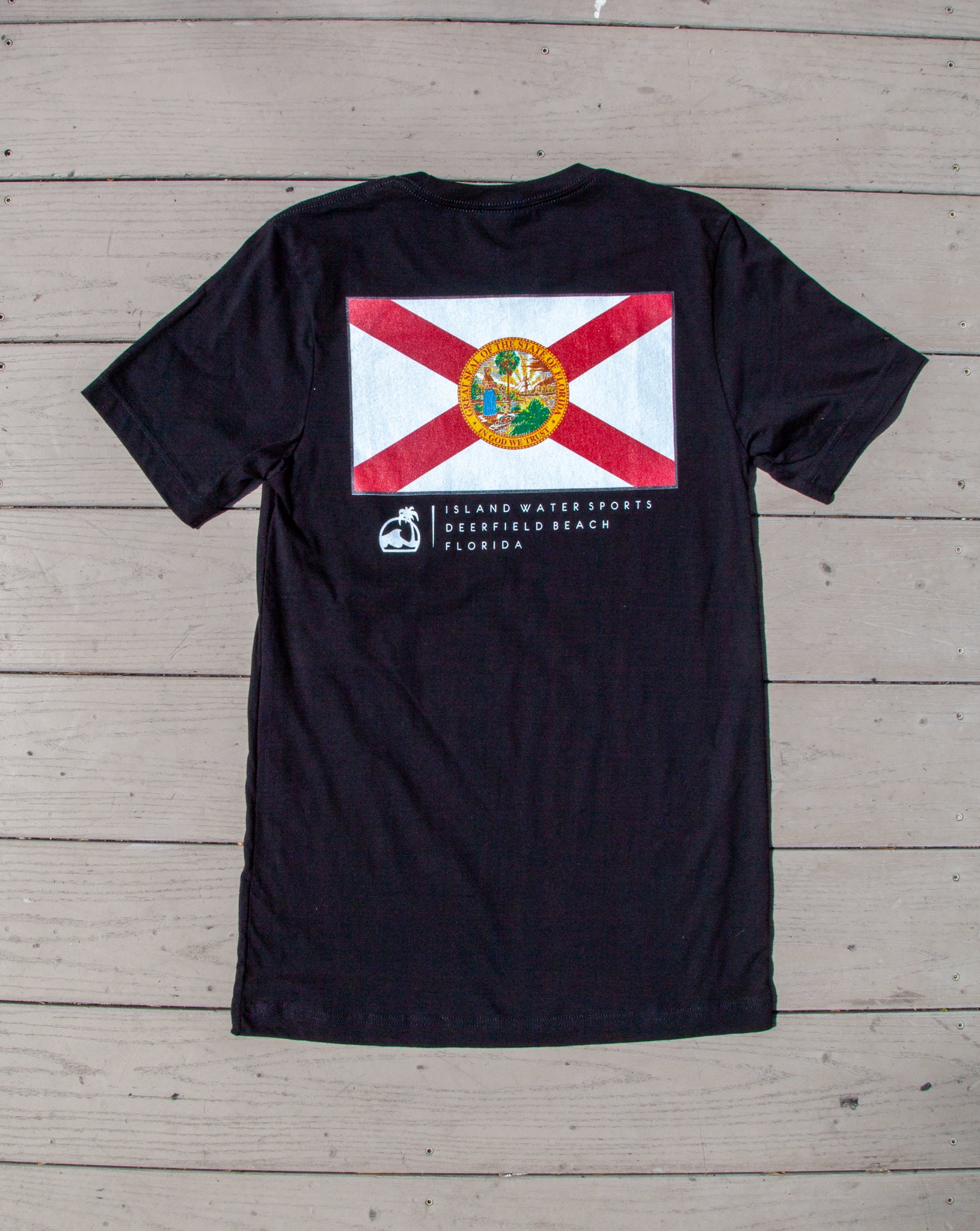 Island Water Sports Florida Pride S/S Tee Black S