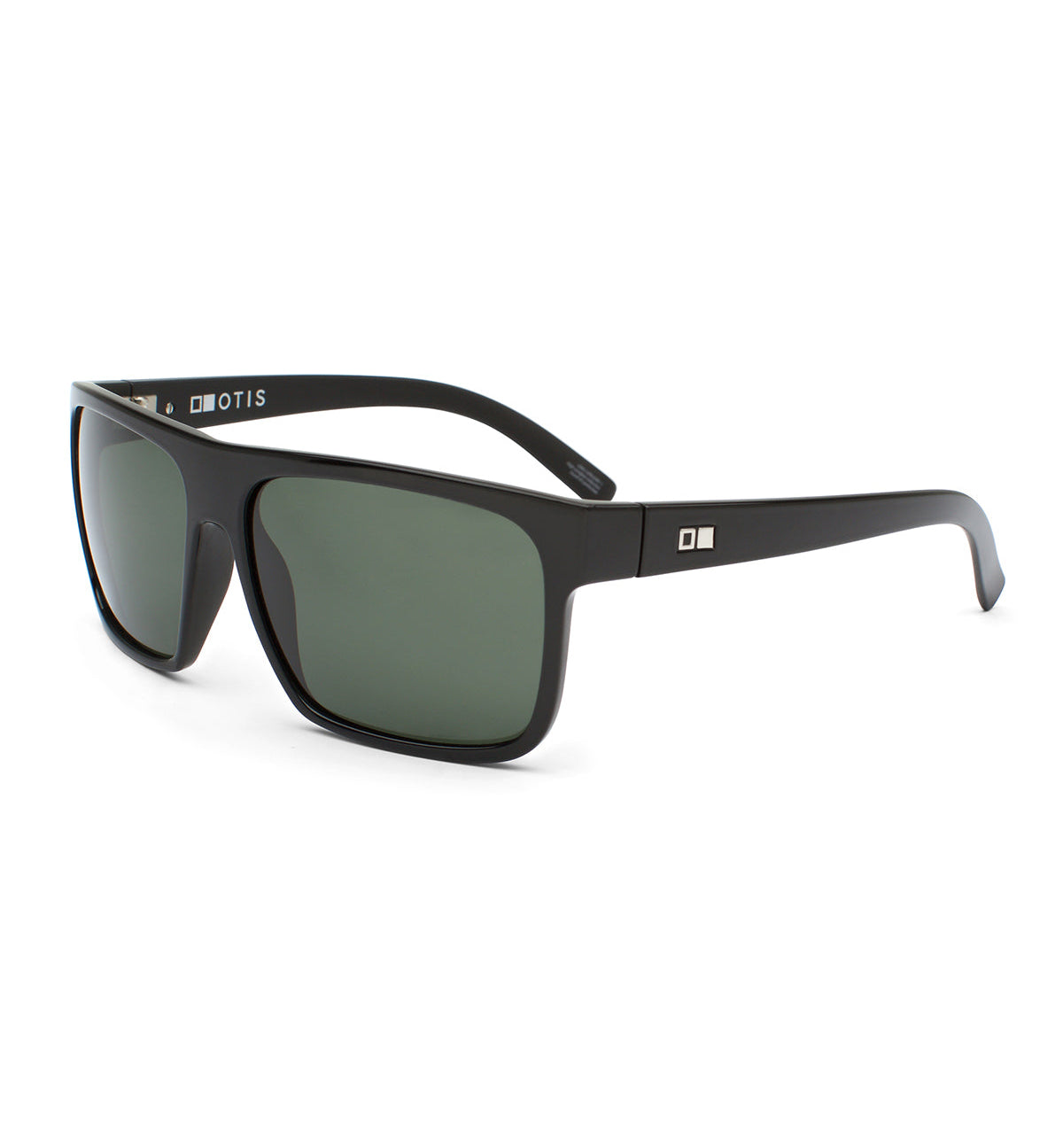 Otis After Dark LIT Polarized Sunglasses Matte Black Grey Square