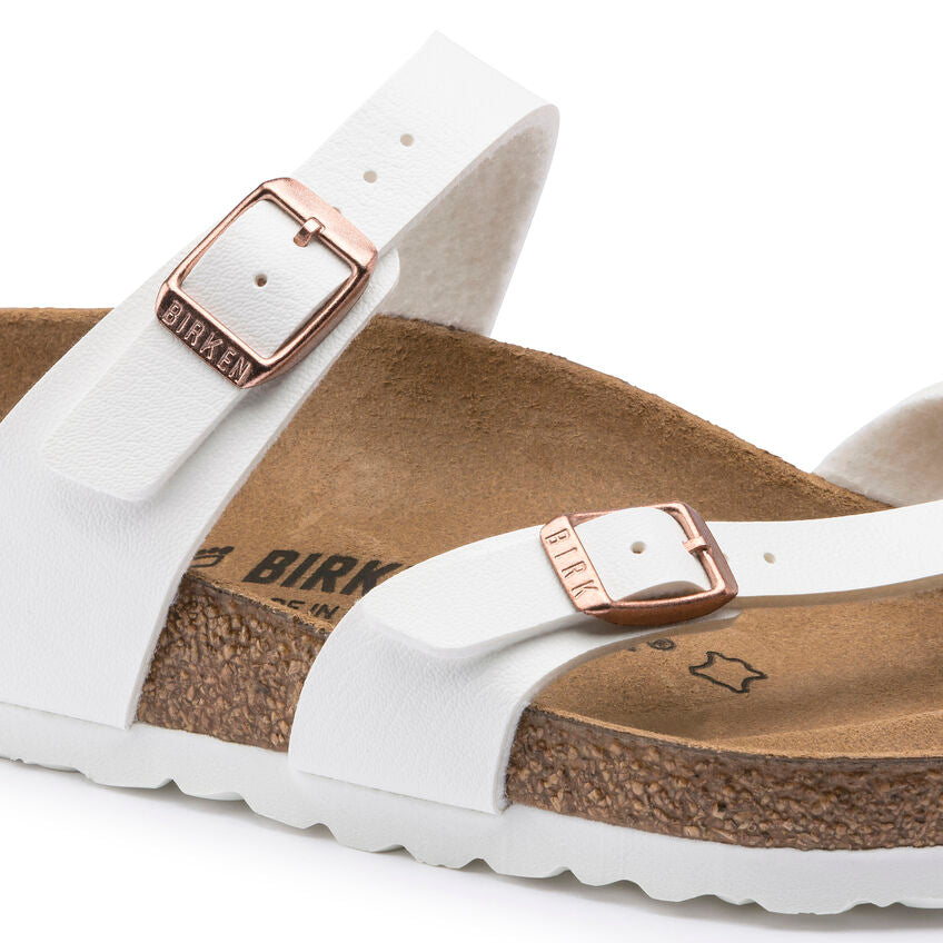 Birkenstock Mayari Womens Sandal Birko-Flor-White 6