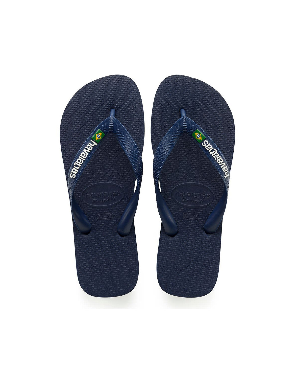 Havaianas Brazil Logo Mens Sandal 0555-Navy Blue 9