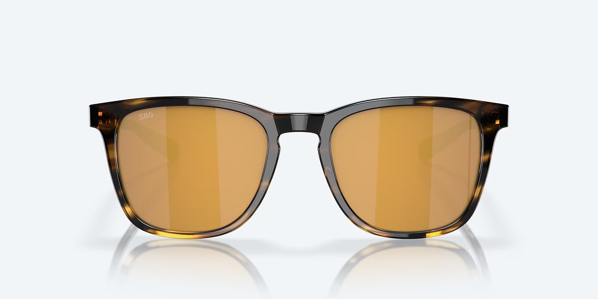 Costa Del Mar Sullivan Polarized Sunglasses Tortoise Gold Mirror 580G