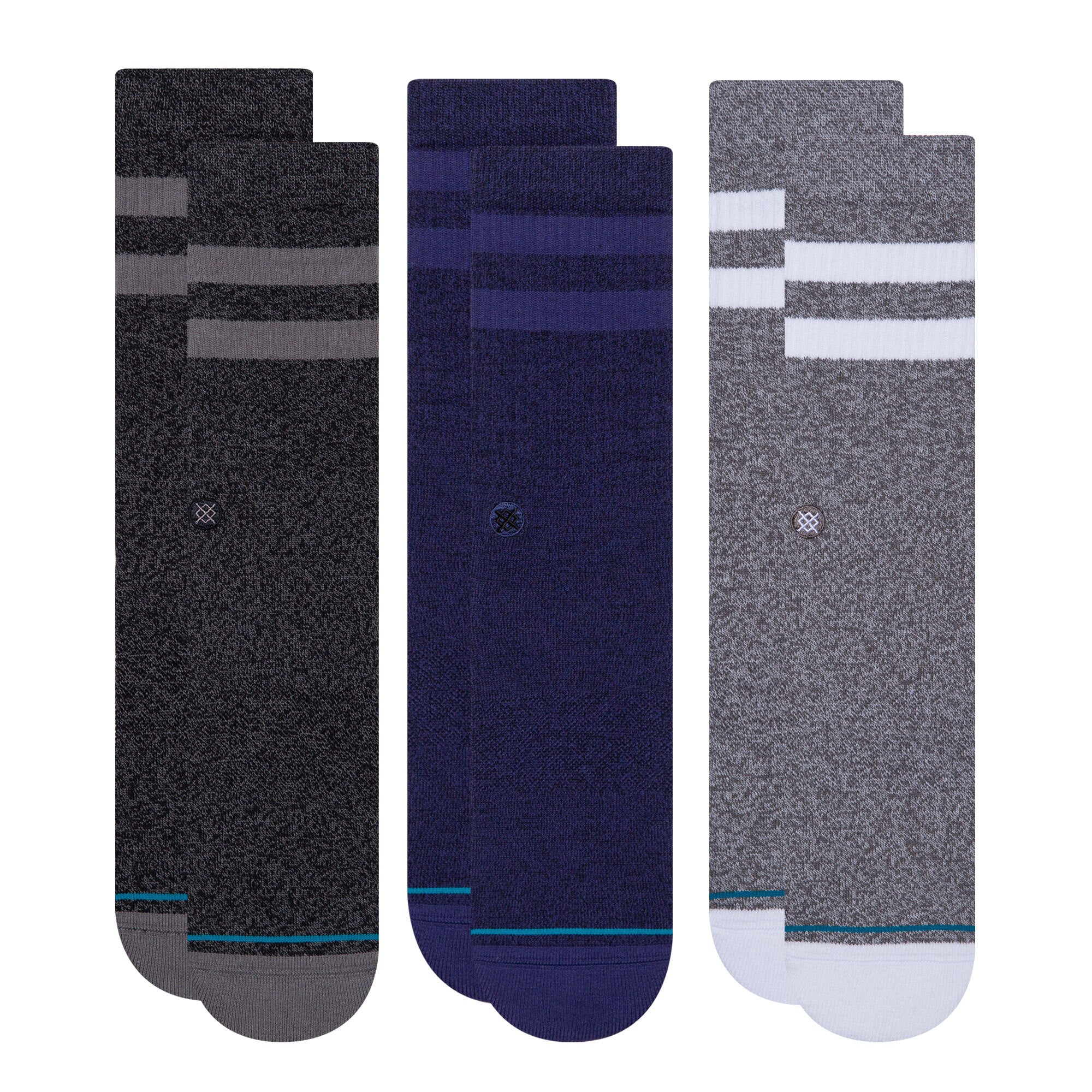 Stance The Joven 3 Pack Mens Socks Grey L