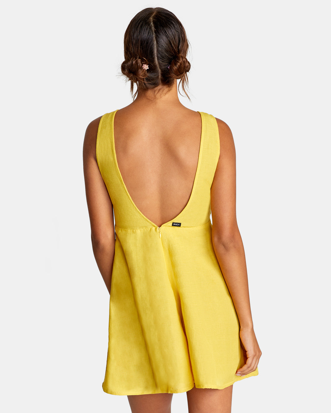 RVCA Linen Shifty Romper GOL M