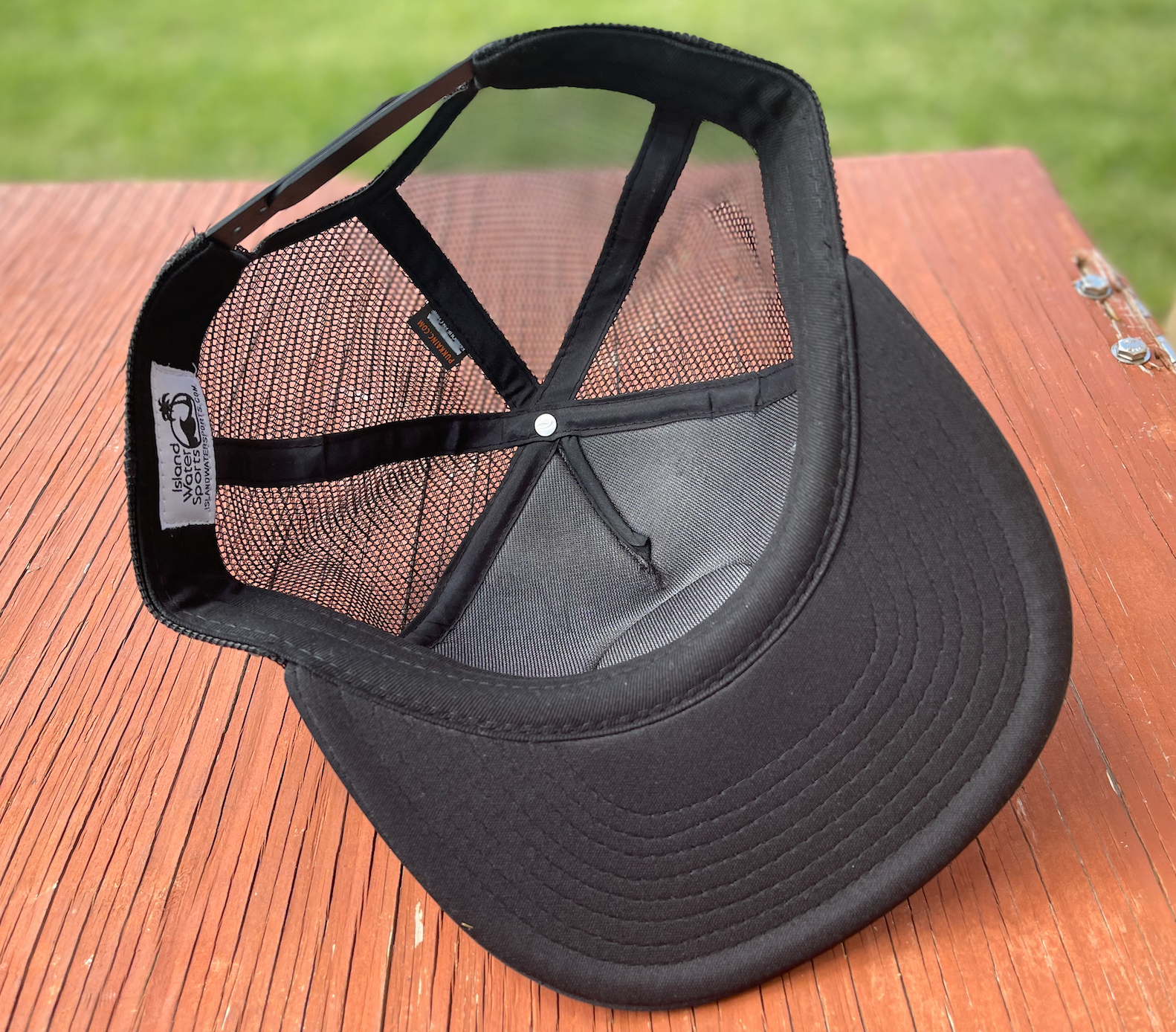 Island Water Sports Seal of Florida Trucker Hat Black OS