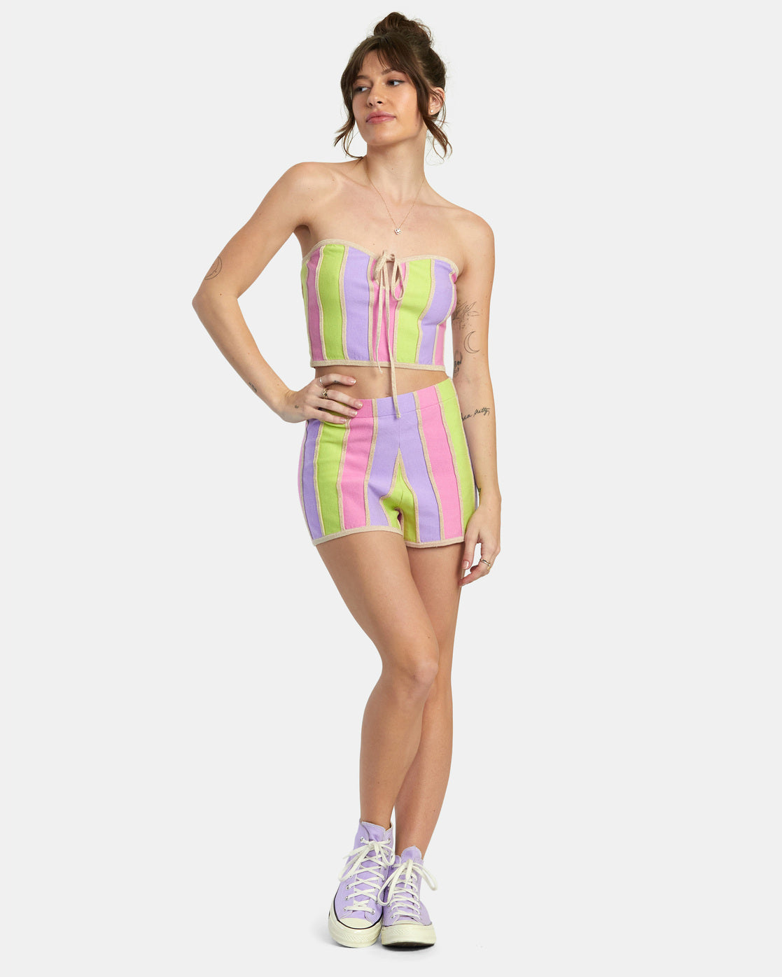 RVCA Upswing Sweater Top MUL-Multi L