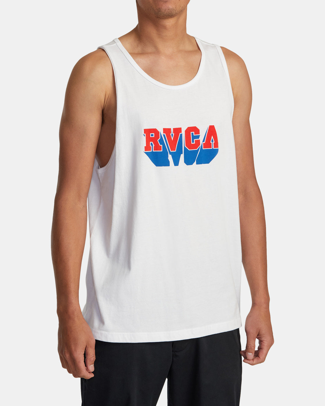 RVCA IMPACT TANK M TEES WHT S