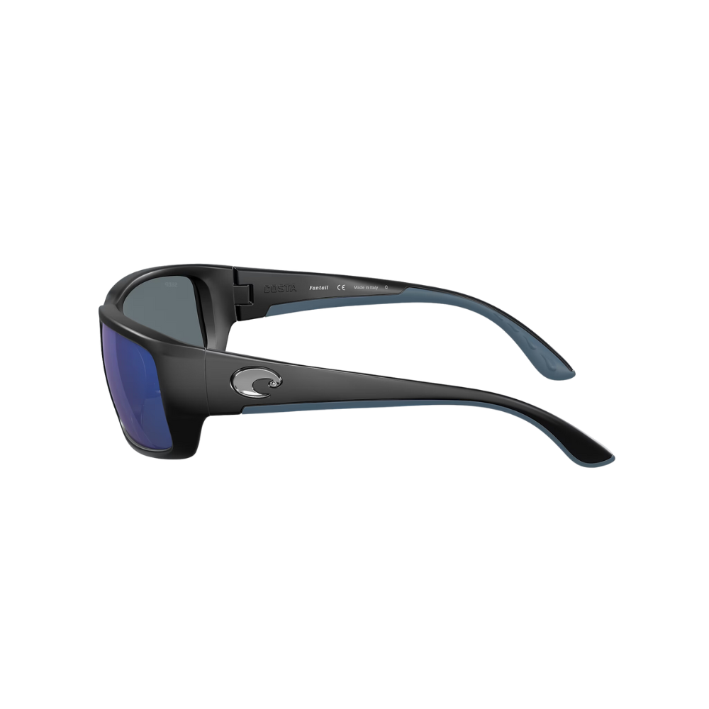Costa Del Mar Fantail Sunglasses MatteBlack Blue Mirror 580P