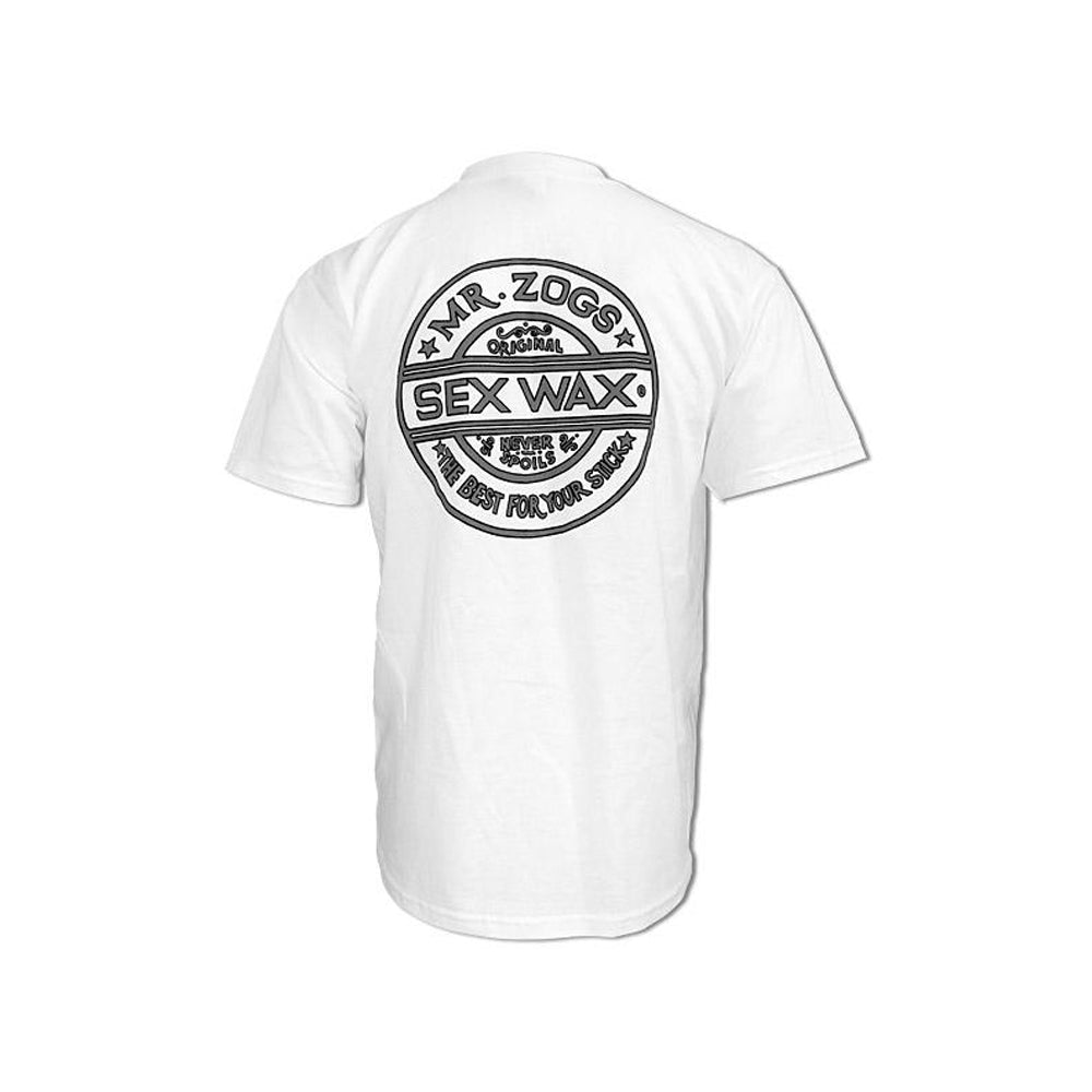 Sex Wax Pinstripe SS Mens Tee White L