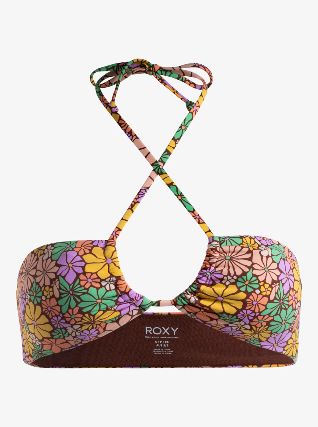 Roxy All About Sol Bikini Top CQR7 L