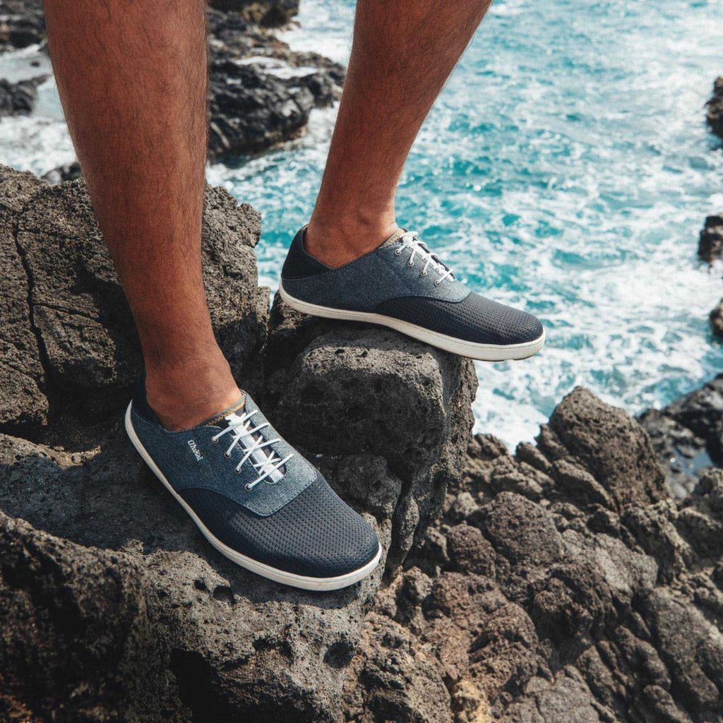 Olukai Nohea Moku Mens Shoe 6C6C-Dark Shadow-Dark Shadow 7
