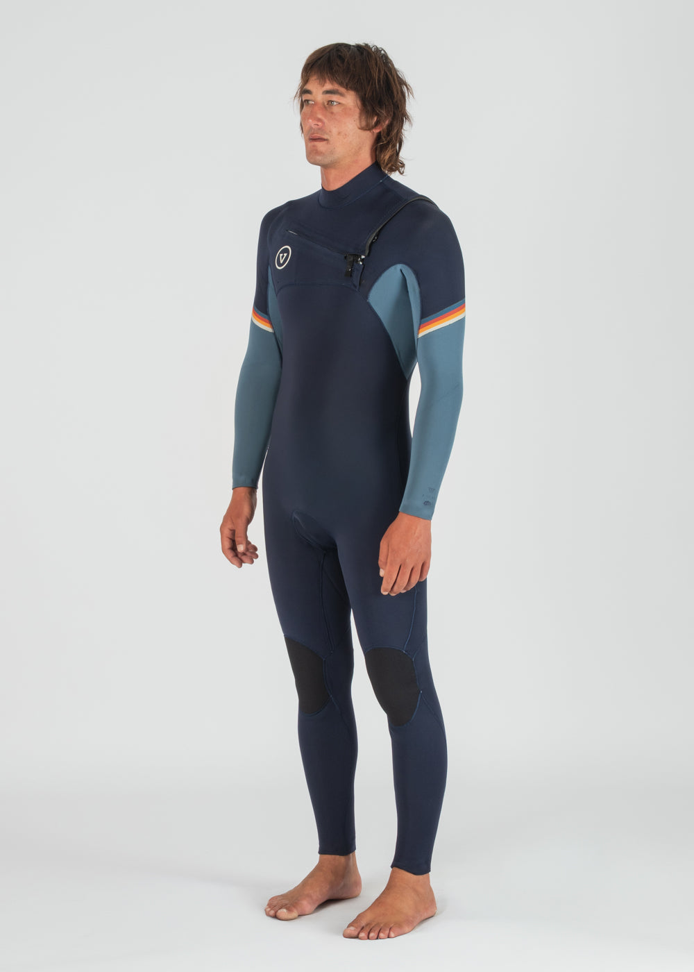 Vissla 7 Seas Raditude 3/2mm Chest Zip Fullsuit DKN-Dark Navy S