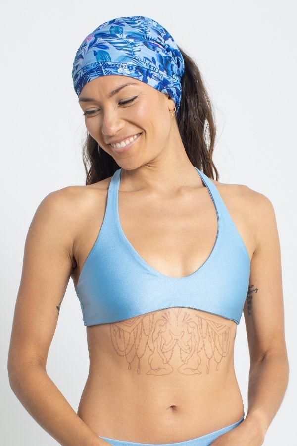 Reel Skipper Reversible Bikini Top FishFriends/Mist XS