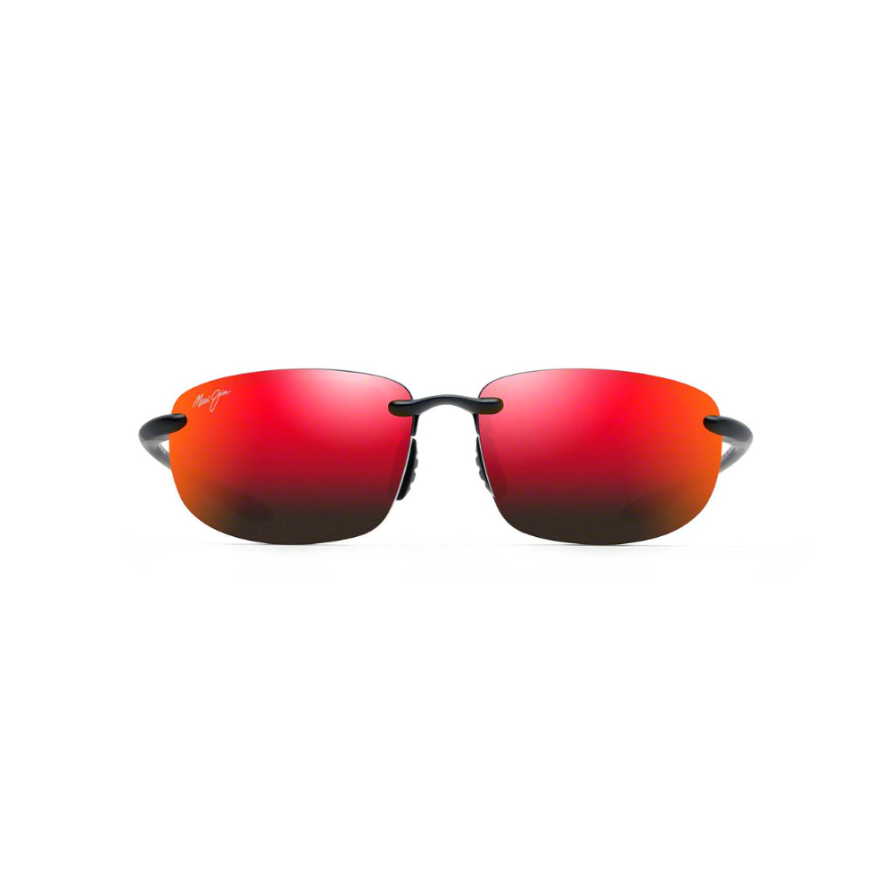 Maui Jim Hookipa Sunglasses MatteBlack HawaiiLava MauiPure