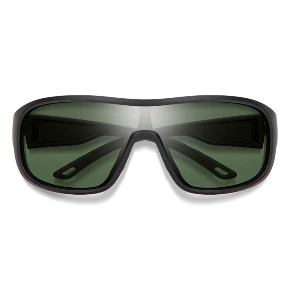 Smith Spinner Polarized Sunglasses MatteBlack GreyGreen