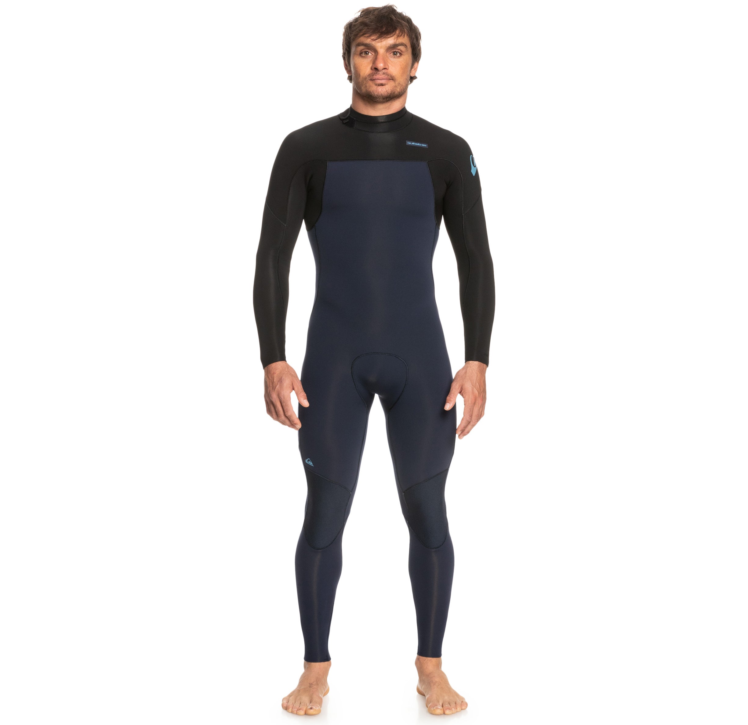 Quiksilver Everyday Sessions 3/2mm Back Zip Fullsuit KTP0-Dark Navy-Black L-Short