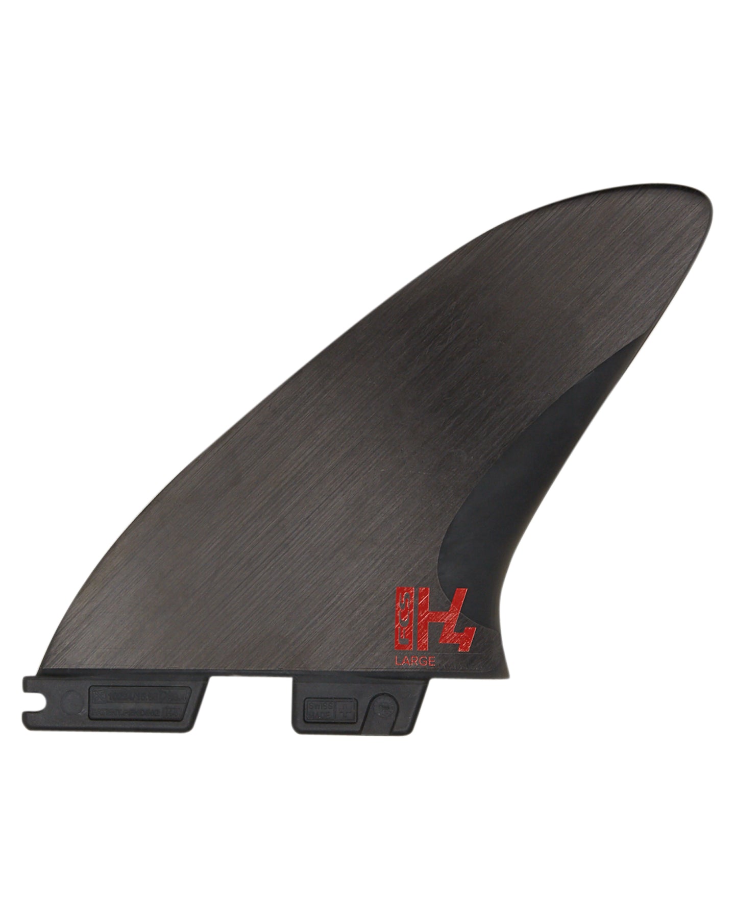 FCS 2 H4 Tri-Fin Set Smoke L