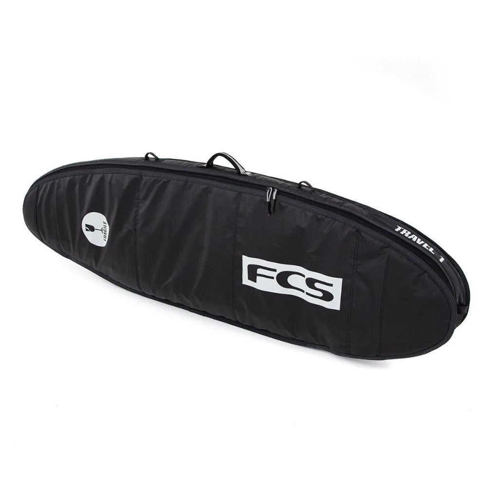 FCS Travel 1 Funboard Boardbag Black-Grey 7ft6in