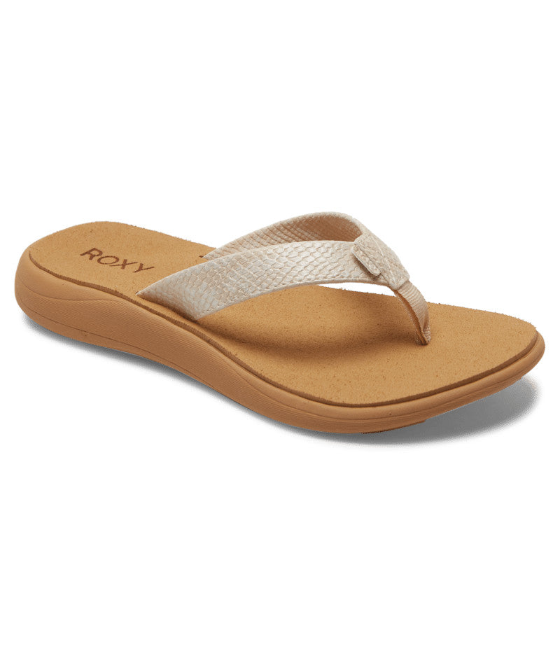 Roxy Lizzie Womens Sandal AWH-Alloy-White 11