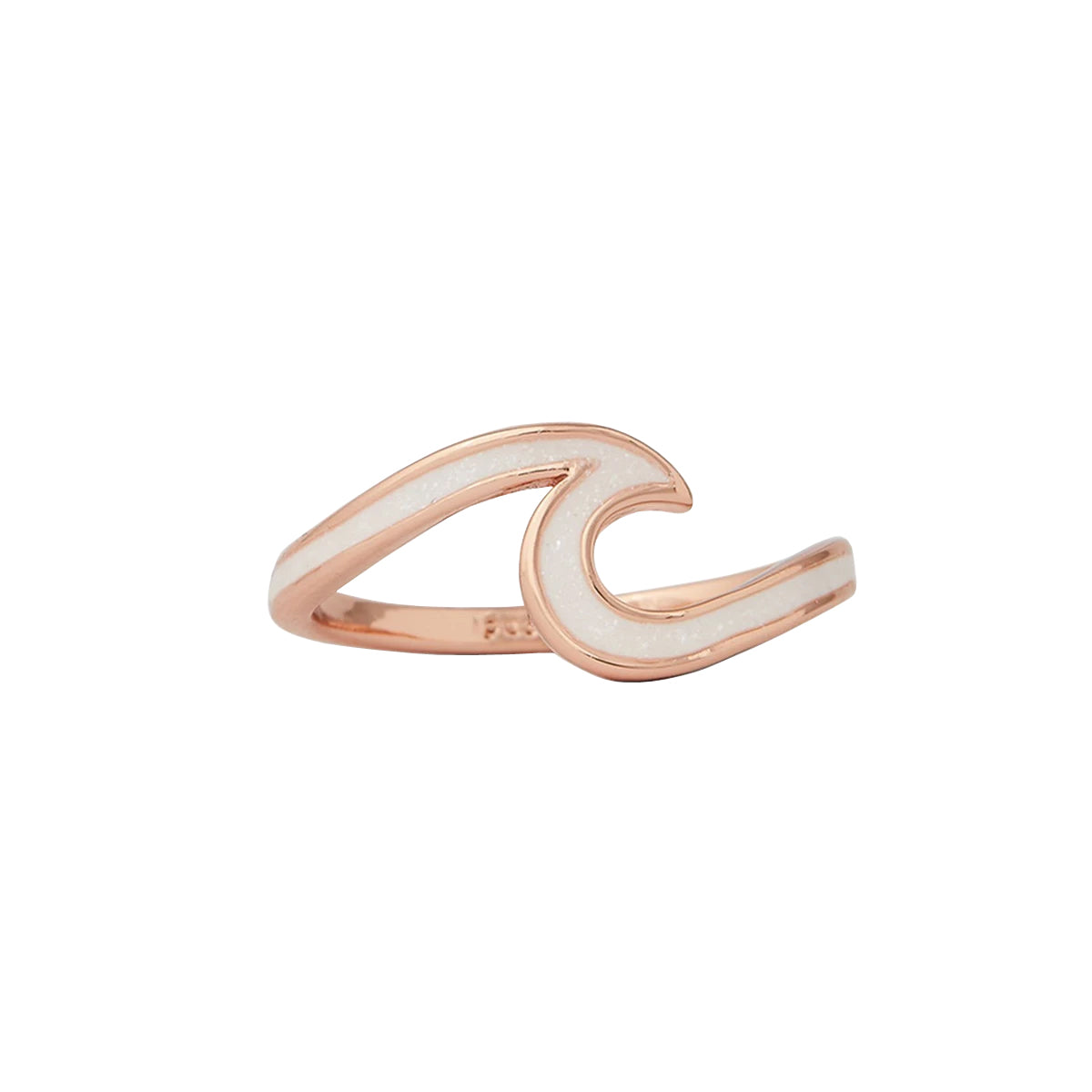 Puravida Wave Enamel Ring RGOL-RoseGold 8