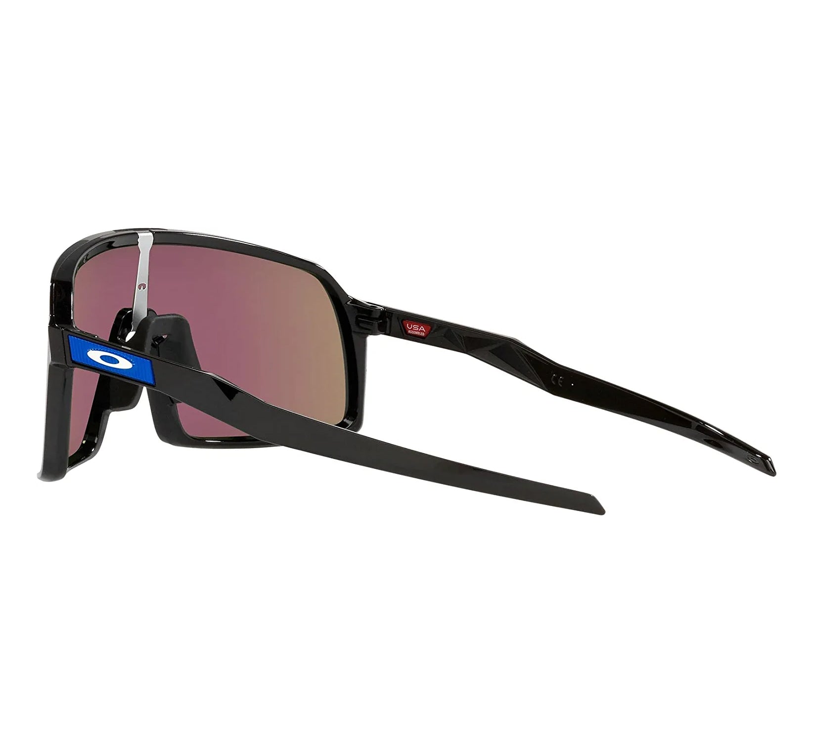 Oakley Sutro Sunglasses PolishedBlack Prizm Sapphire Oversized