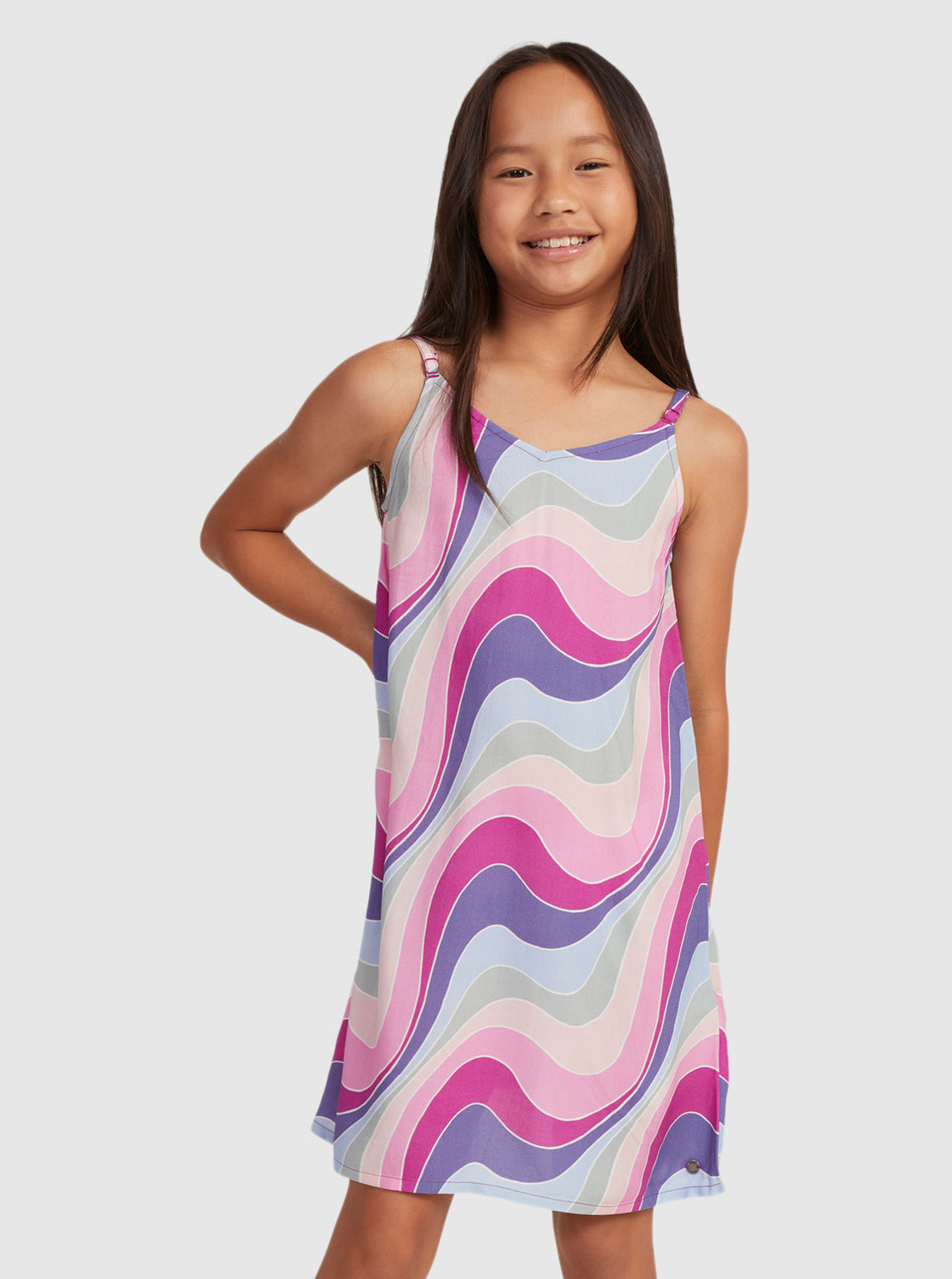 Roxy Girl Bombastic Love Strappy Dress MNF5 12/L