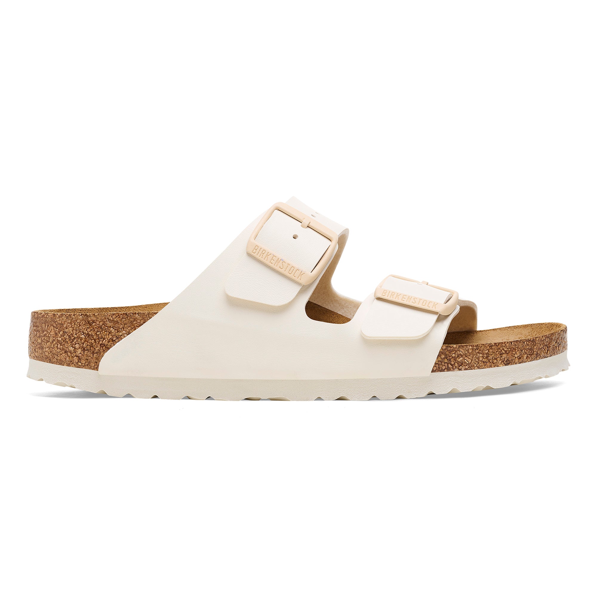Birkenstock Arizona Womens Sandal Birko-Flor-Eggshell 5