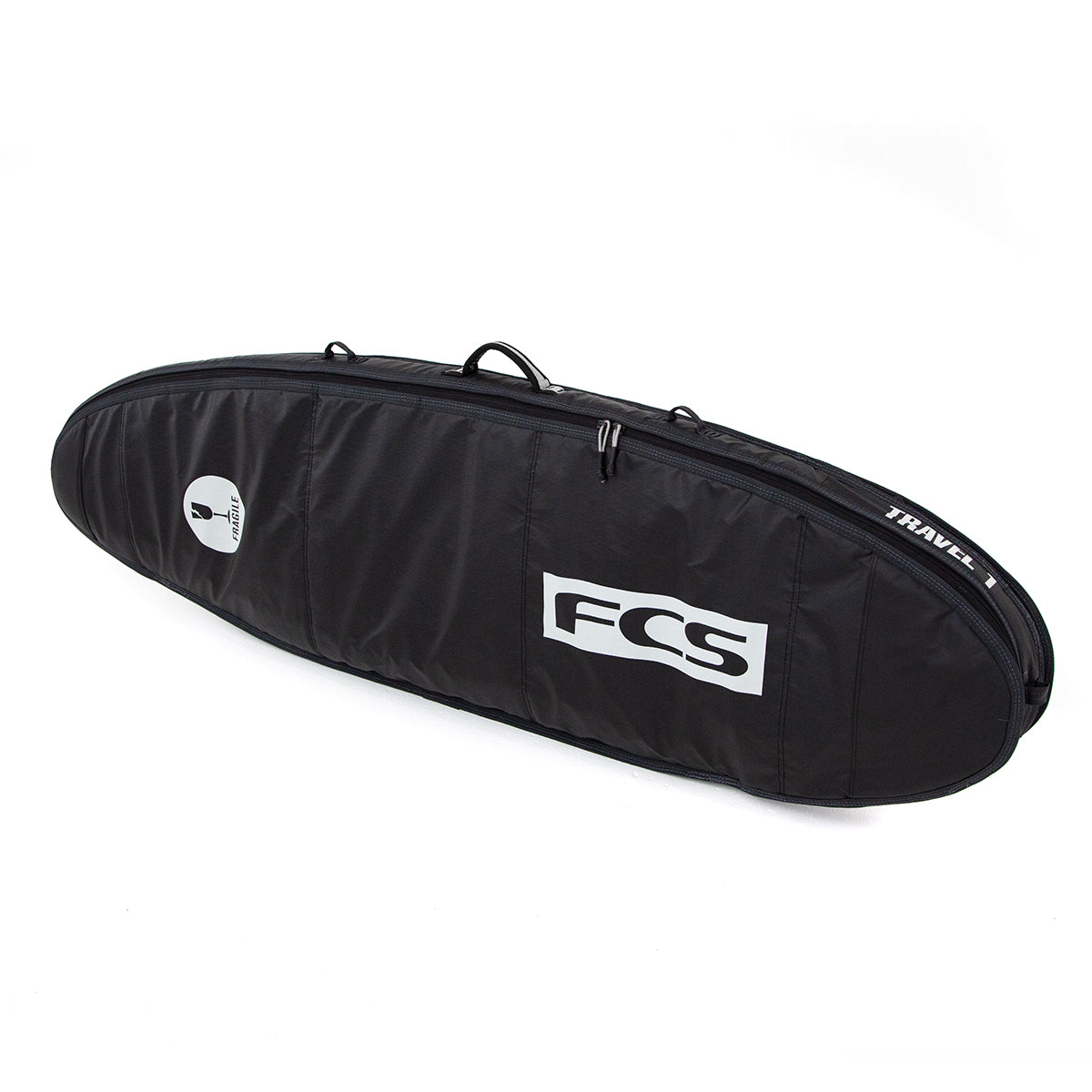 FCS Travel 1 Funboard Boardbag Black-Grey 8ft0in