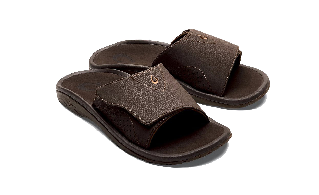 Olukai Nalu Slide Mens Sandal 4848-Dark Java-Dark Java 13
