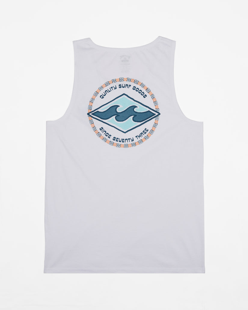 Billabong Rotor Diamond Tank Top White M