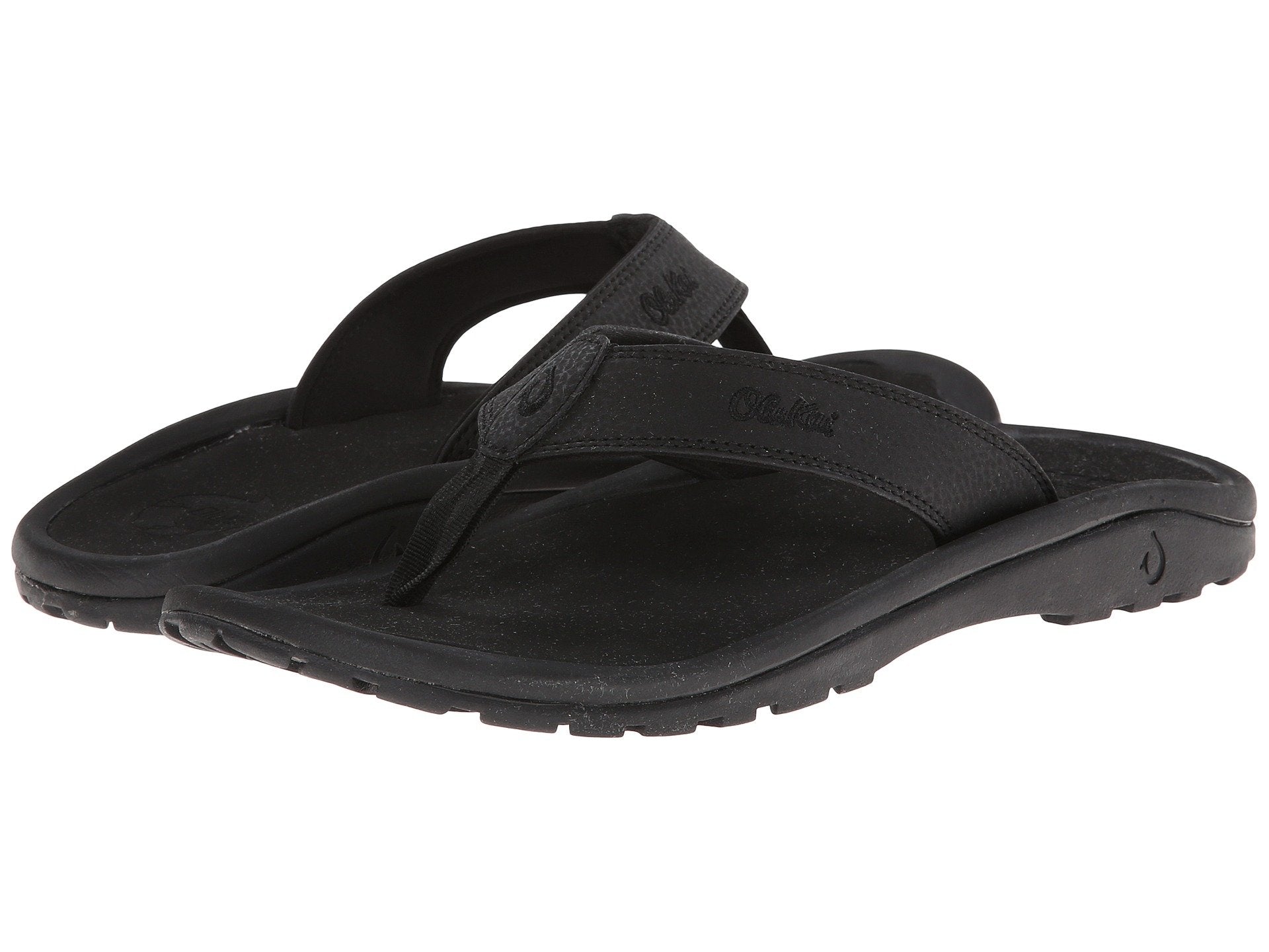 Olukai Ohana Mens Sandal 4040-Black-Black 9