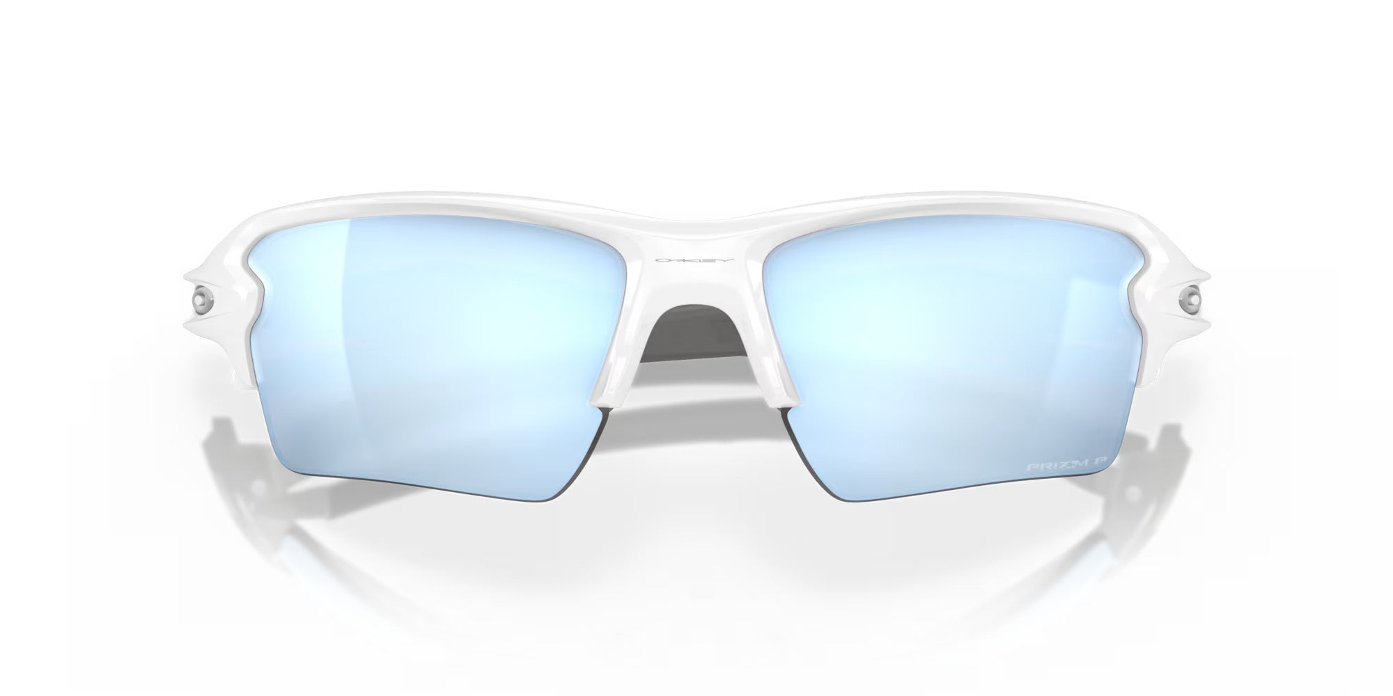 Oakley Flak 2.0 XL Polarized Sunglasses PolishedWhite PrizmDeepH20 Sport