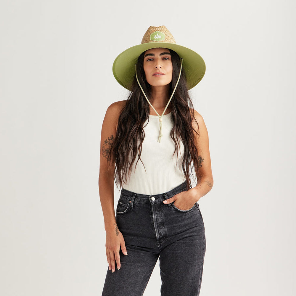 Hemlock Wide Brimmed Hat Pistachio OS