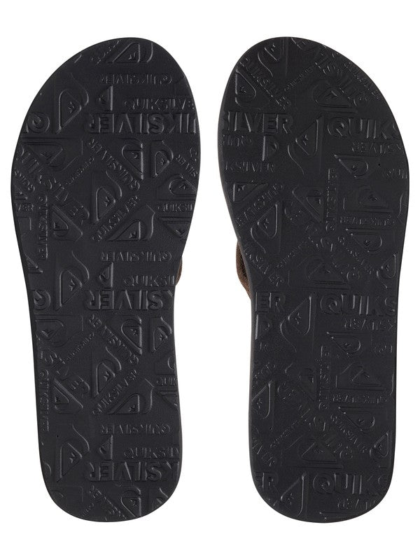 Quiksilver Carver Suede Youth Sandal CTK0-Demitasse 13 C