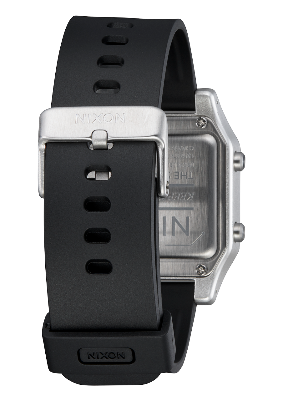 Nixon The Staple Watch 625-Silver-Black