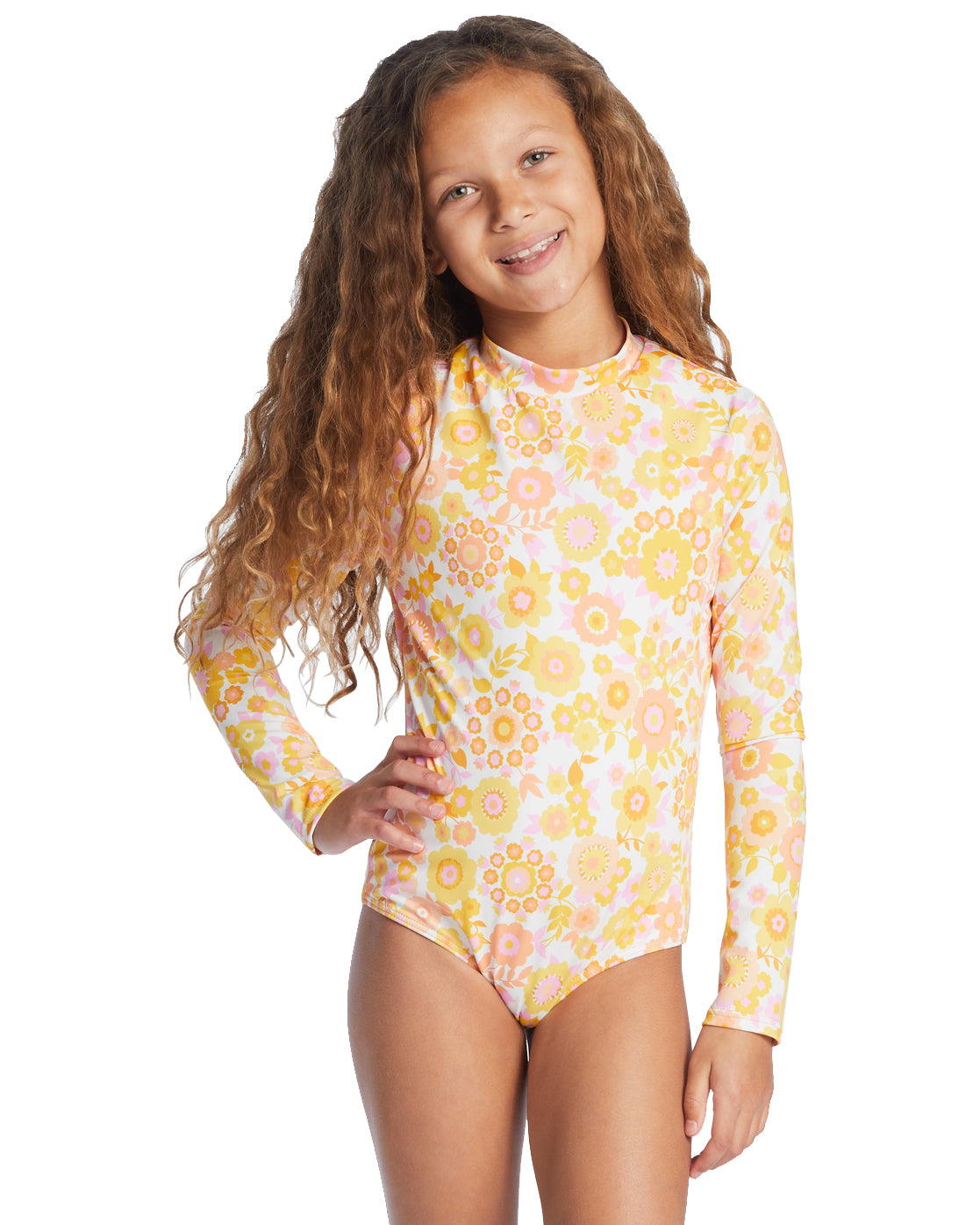 Billabong Girls Wildflower LS Bodysuit MUL 14