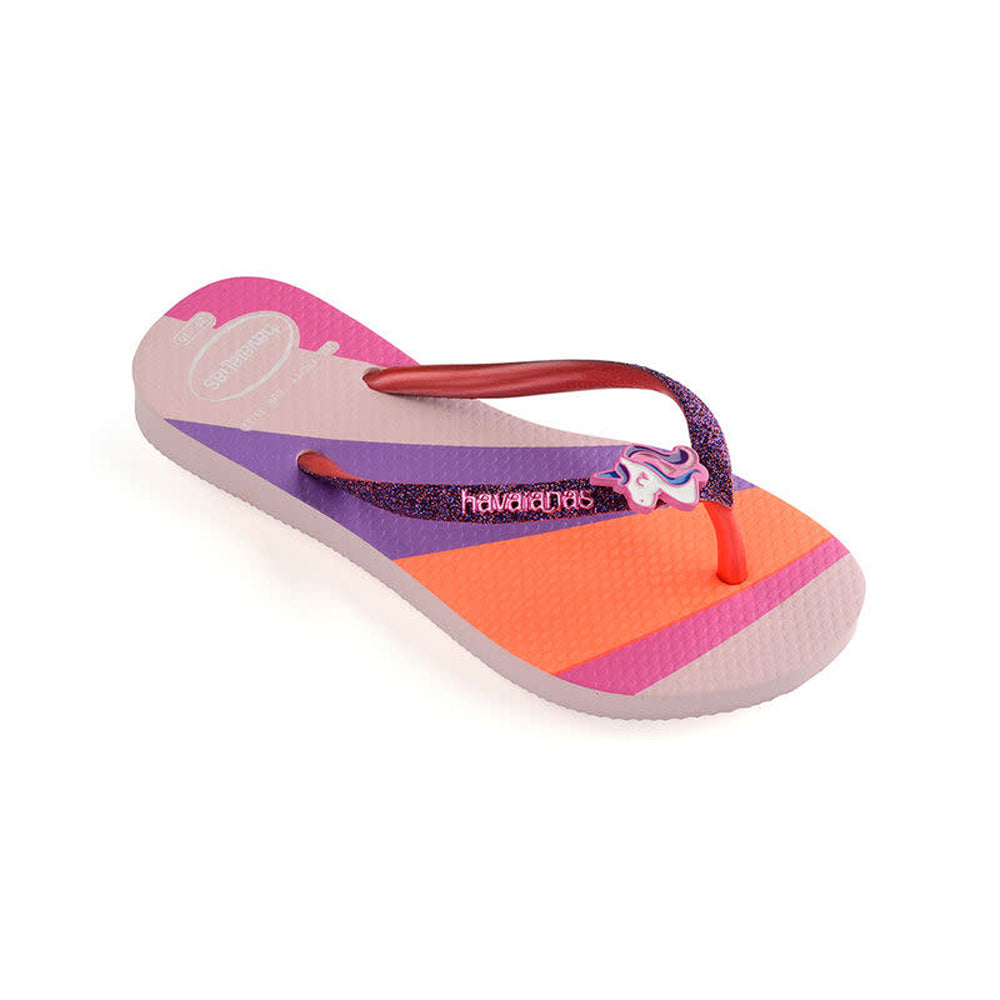 Havaianas Kids Slim Glitter Girls Sandal 5179-Candy Pink 10 C