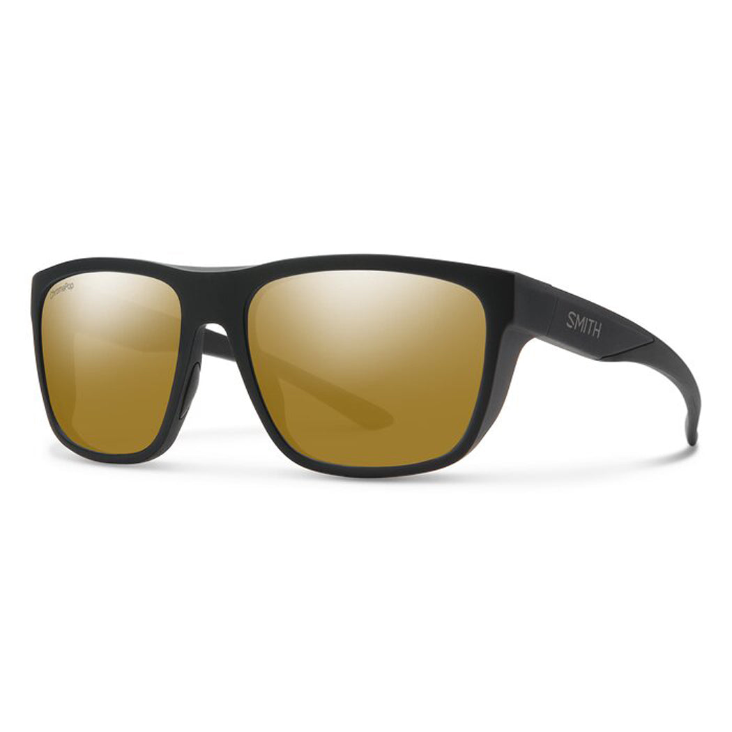Smith Barra Polarized Sunglasses MatteBlack BronzeMirror Chromapop