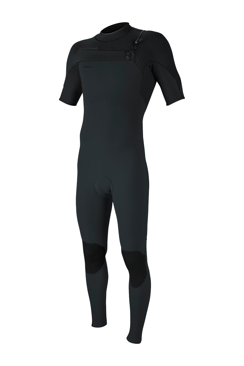 O Neill Hyperfreak 2mm Chest Zip SS Fullsuit GS2-Gunmetal-Gunmetal MT
