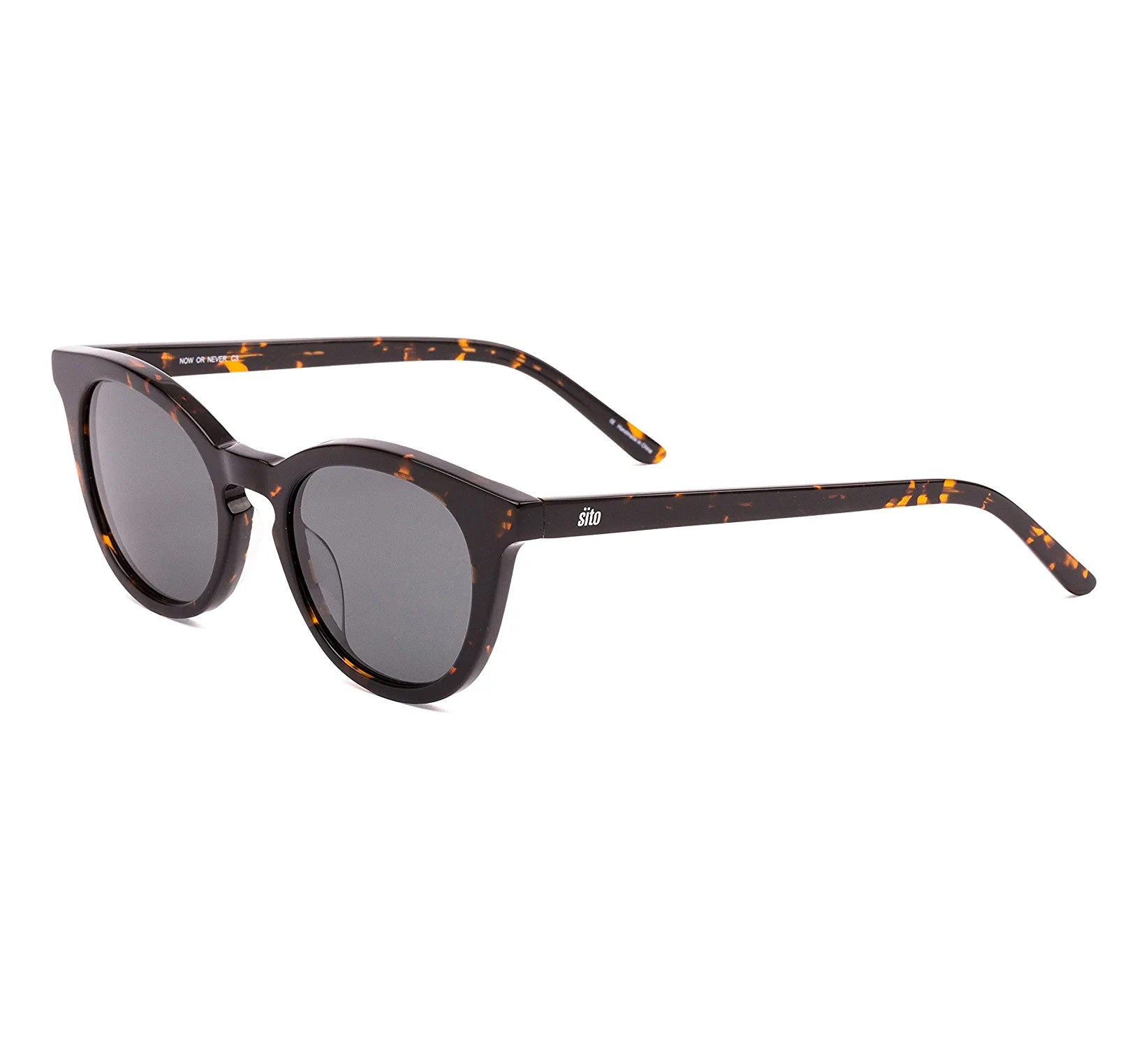Sito Now or Never Polarized Sunglasses Havana IronGrey