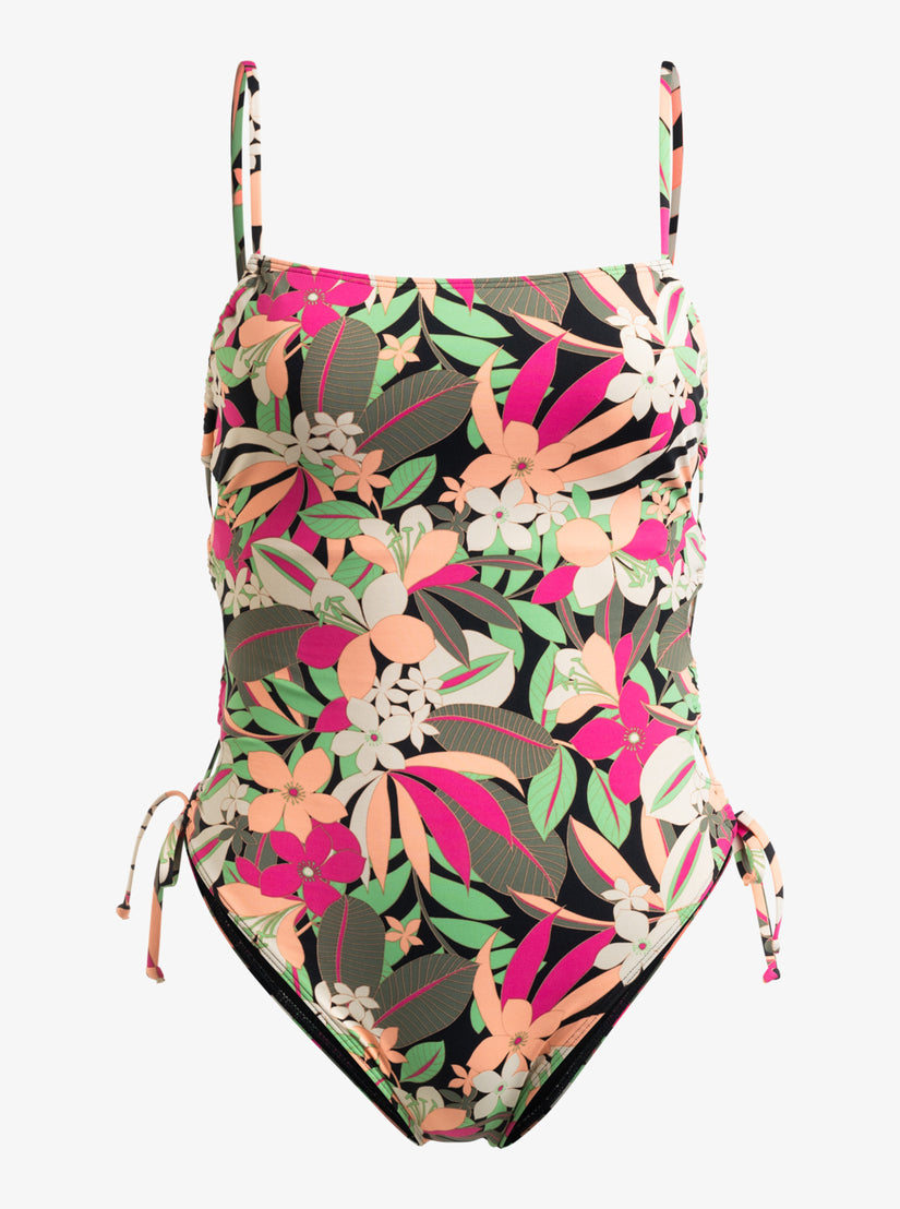 Roxy Printed Beach Classics Tie Up One Piece KVJ8 L