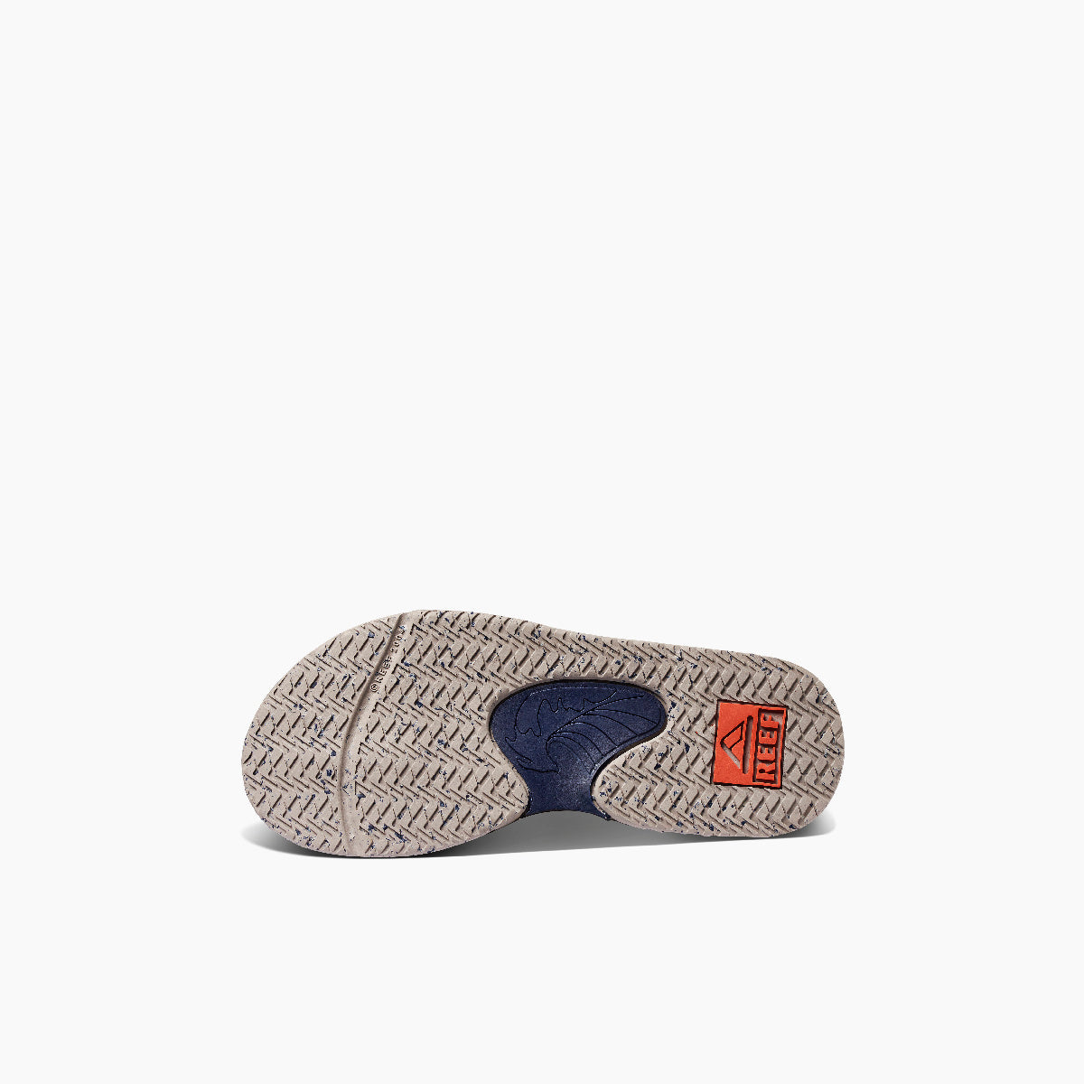 Reef Fanning Boys Sandal Taupe-Navy 3 Y