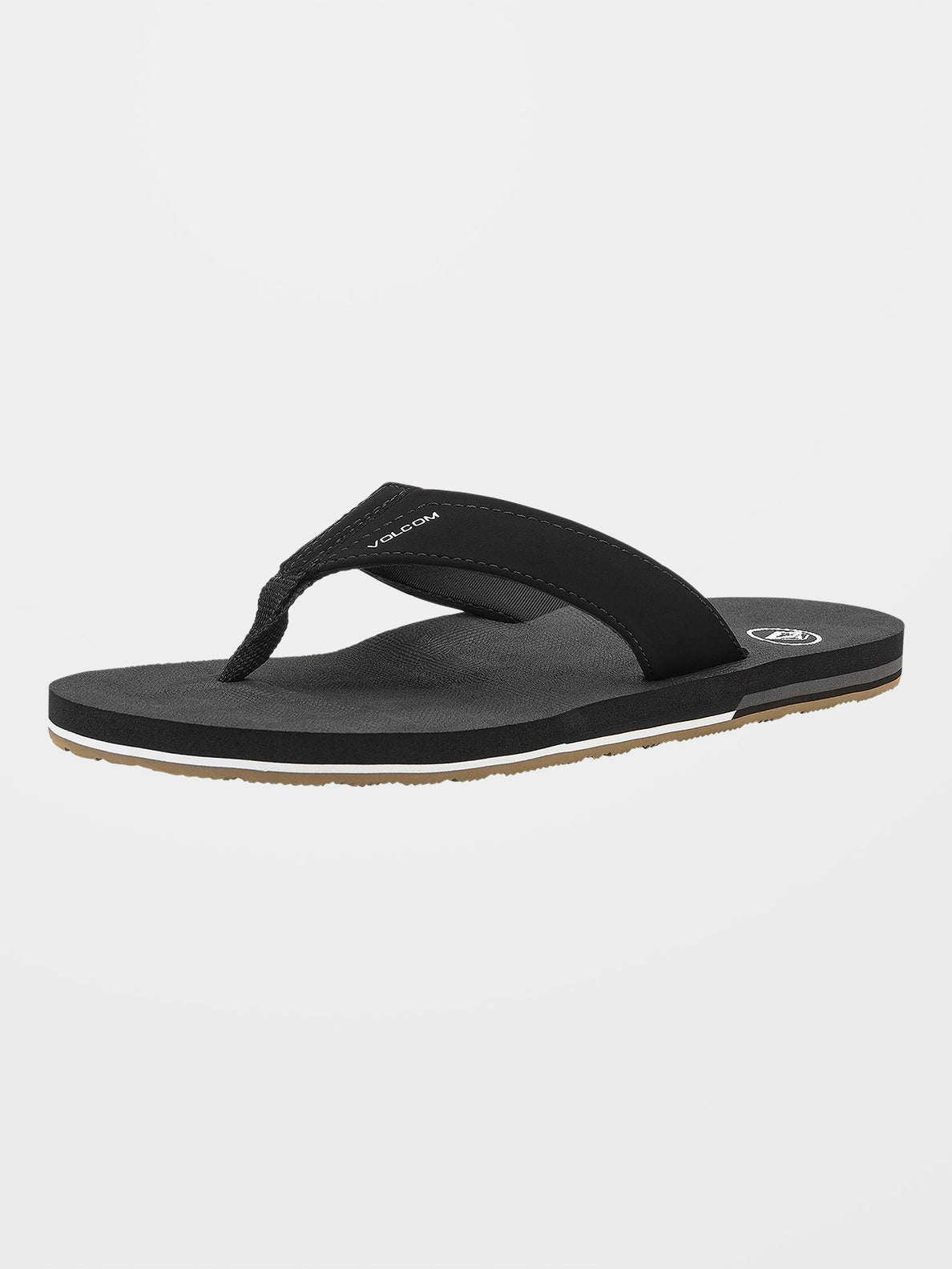 Volcom Victor Mens Sandal BLK23-Black 12