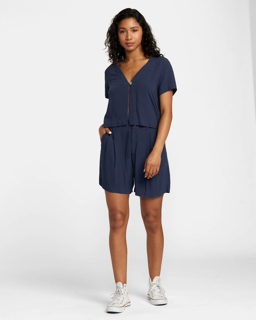 RVCA DEL MAR SHORT MDY-MOODY BLUE 26